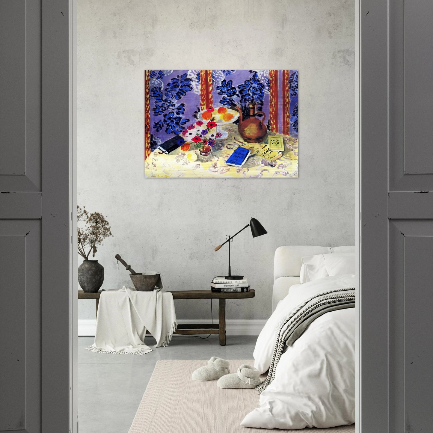 STILL LIFE HISTOIRES JUIVES 1924 - Henri Matisse Brushed Aluminum Print - 70x100 cm / 28x40 inches | Henri Matisse Aluminum Print | Henri Matisse Prints