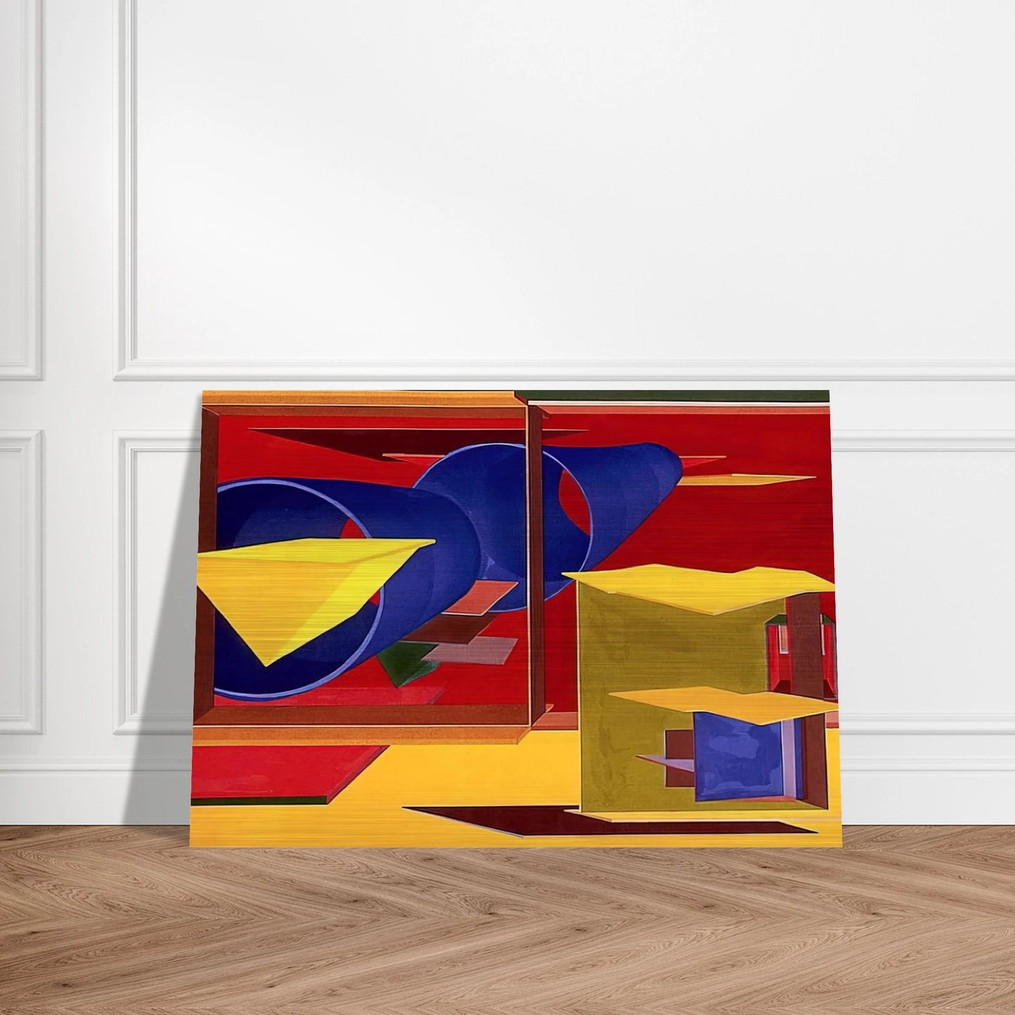 Pachinko - Al Held Brushed Aluminum Print - 70x100 cm / 28x40 inches | Al Held Aluminum Print | Al Held Prints