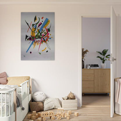 SMALL WORLDS 1922 - Wassily Kandinsky Brushed Aluminum Print - 70x100 cm / 28x40 inches | Wassily Kandinsky Aluminum Print | Wassily Kandinsky Prints