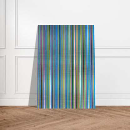 ACHEAN 1981 - Bridget Riley Brushed Aluminum Print - 70x100 cm / 28x40 inches | Bridget Riley Aluminum Print | Bridget Riley Prints
