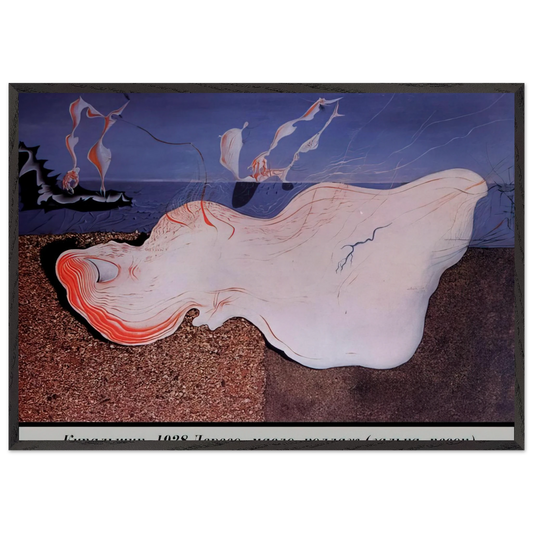 THE BATHER - Salvador Dali 70x100 cm / 28x40 inches Framed Art Print – Black Wooden Frame