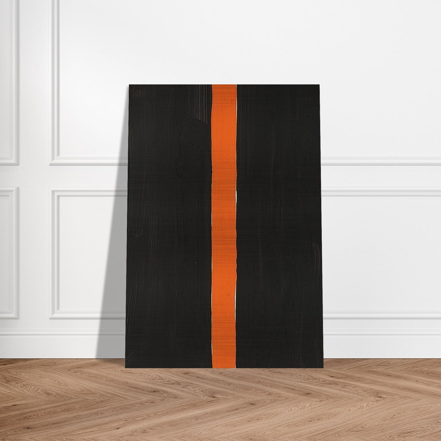 Untitled Black and Orange - 1988 - Gunther Forg Brushed Aluminum Print - 70x100 cm / 28x40 inches | Gunther Forg Aluminum Print | Gunther Forg Prints