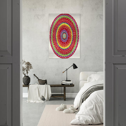 SPRINGTIME IN WASHINGTON 1971 - Alma Woodsey Thomas Brushed Aluminum Print - 70x100 cm / 28x40 inches | Alma Woodsey Thomas Aluminum Print | Alma Woodsey Thomas Prints