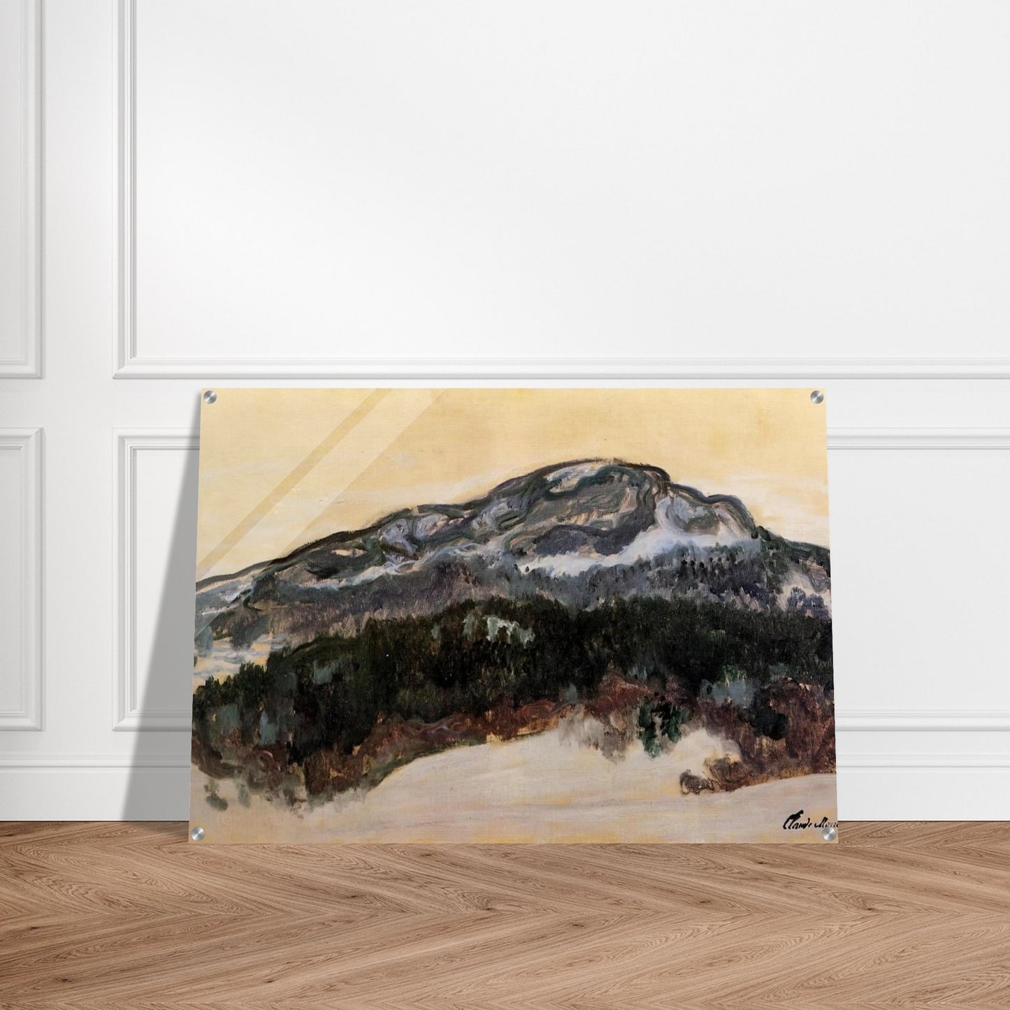 Mount Kolsaas, Norway - claude monet Acrylic Print - 70x100 cm / 28x40″ inches | claude monet Wall Art | claude monet Prints