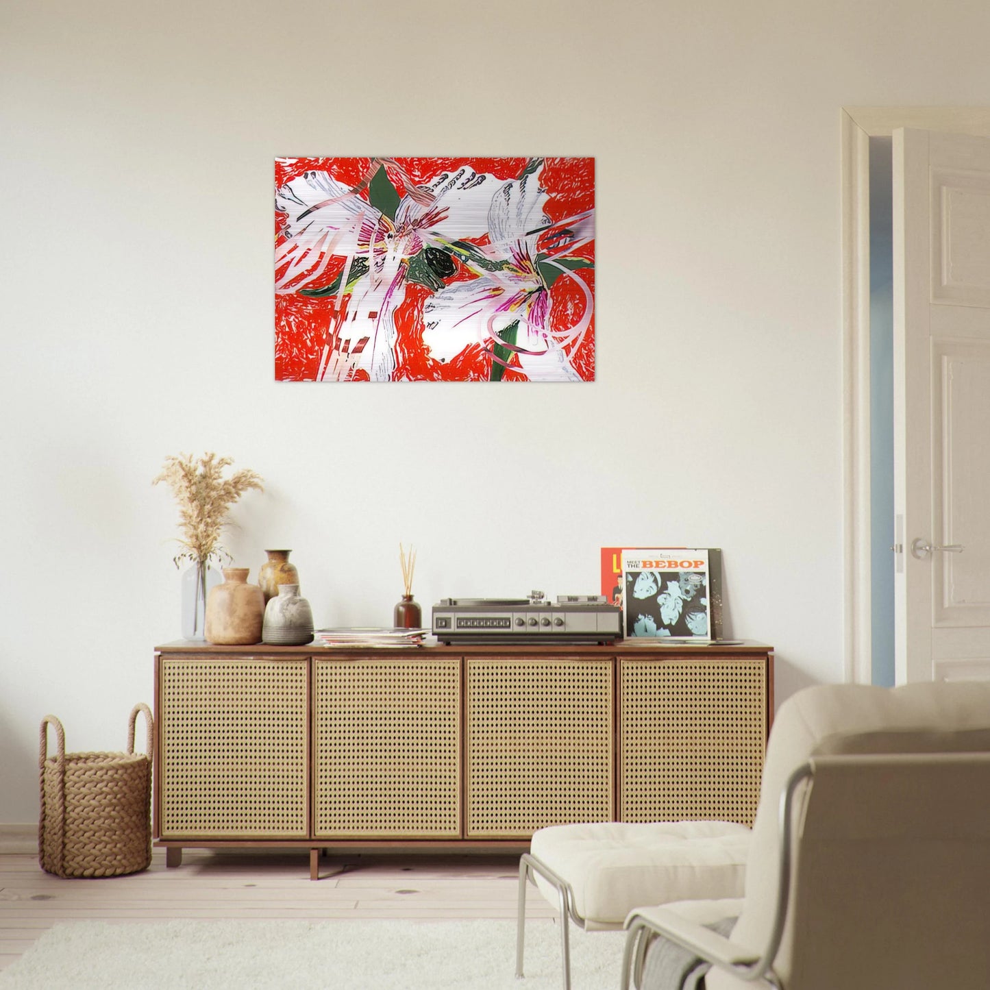 Sister Shrieks - James Rosenquist Brushed Aluminum Print - 70x100 cm / 28x40 inches | James Rosenquist Aluminum Print | James Rosenquist Prints