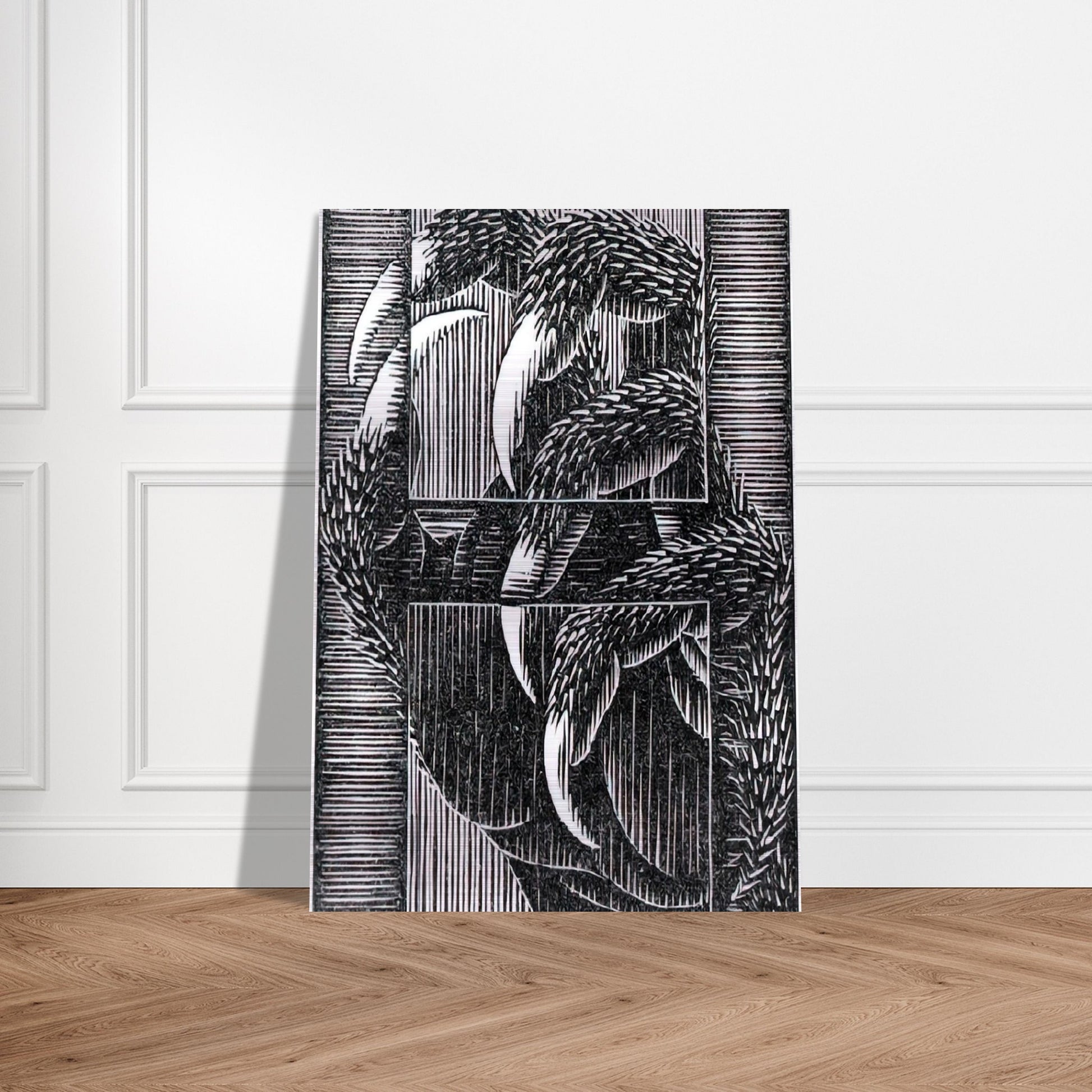ESCHER (13) - MC Escher Brushed Aluminum Print - 70x100 cm / 28x40 inches | MC Escher Aluminum Print | MC Escher Prints