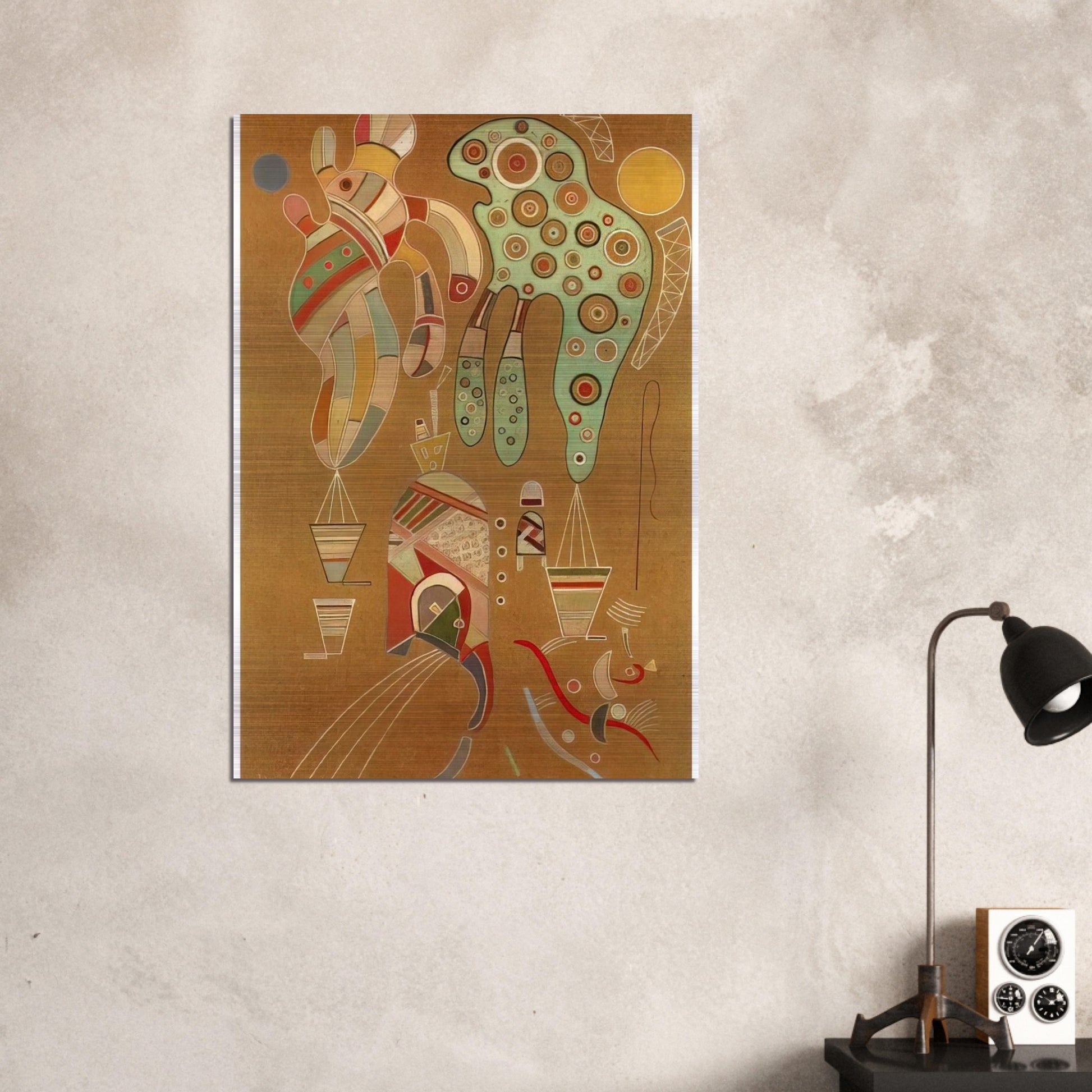 UNTITLED 1941 1 - Wassily Kandinsky Brushed Aluminum Print - 70x100 cm / 28x40 inches | Wassily Kandinsky Aluminum Print | Wassily Kandinsky Prints