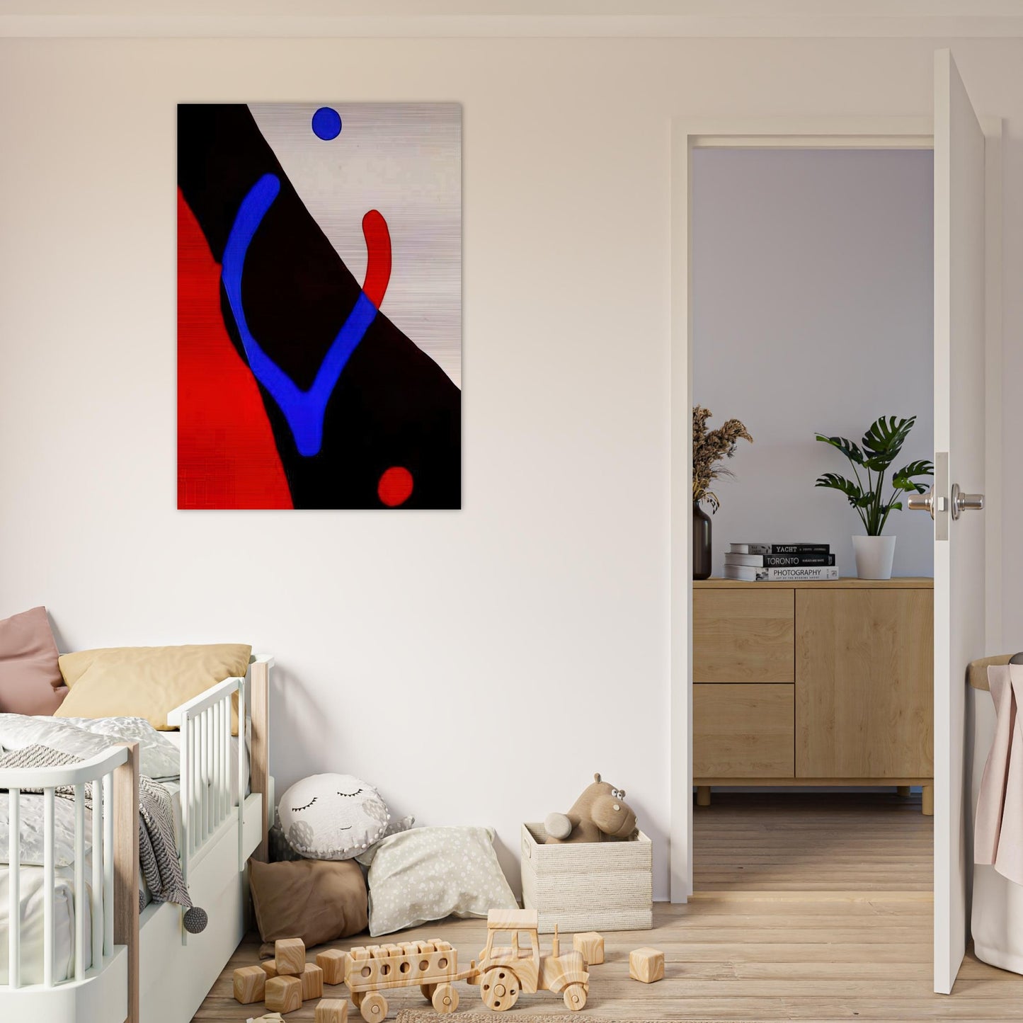 Frond and navel - Jean Arp Brushed Aluminum Print - 70x100 cm / 28x40 inches | Jean Arp Aluminum Print | Jean Arp Prints
