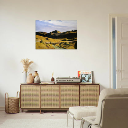 The Camel s Hump - Edward Hopper Brushed Aluminum Print - 70x100 cm / 28x40 inches | Edward Hopper Aluminum Print | Edward Hopper Prints