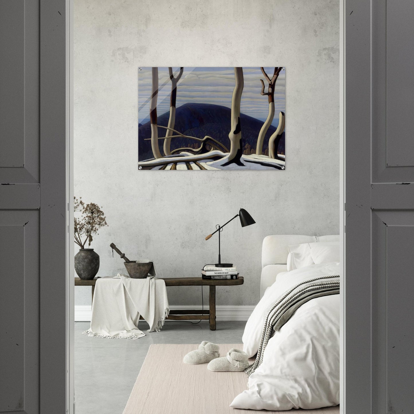 Above Lake Superior - 1922 - Lawren Harris Acrylic Print - 70x100 cm / 28x40″ inches