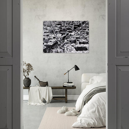 TOWNSCAPE MADRID - Gerhard Richter Acrylic Print - 70x100 cm / 28x40″ inches | Gerhard Richter Wall Art | Gerhard Richter Prints