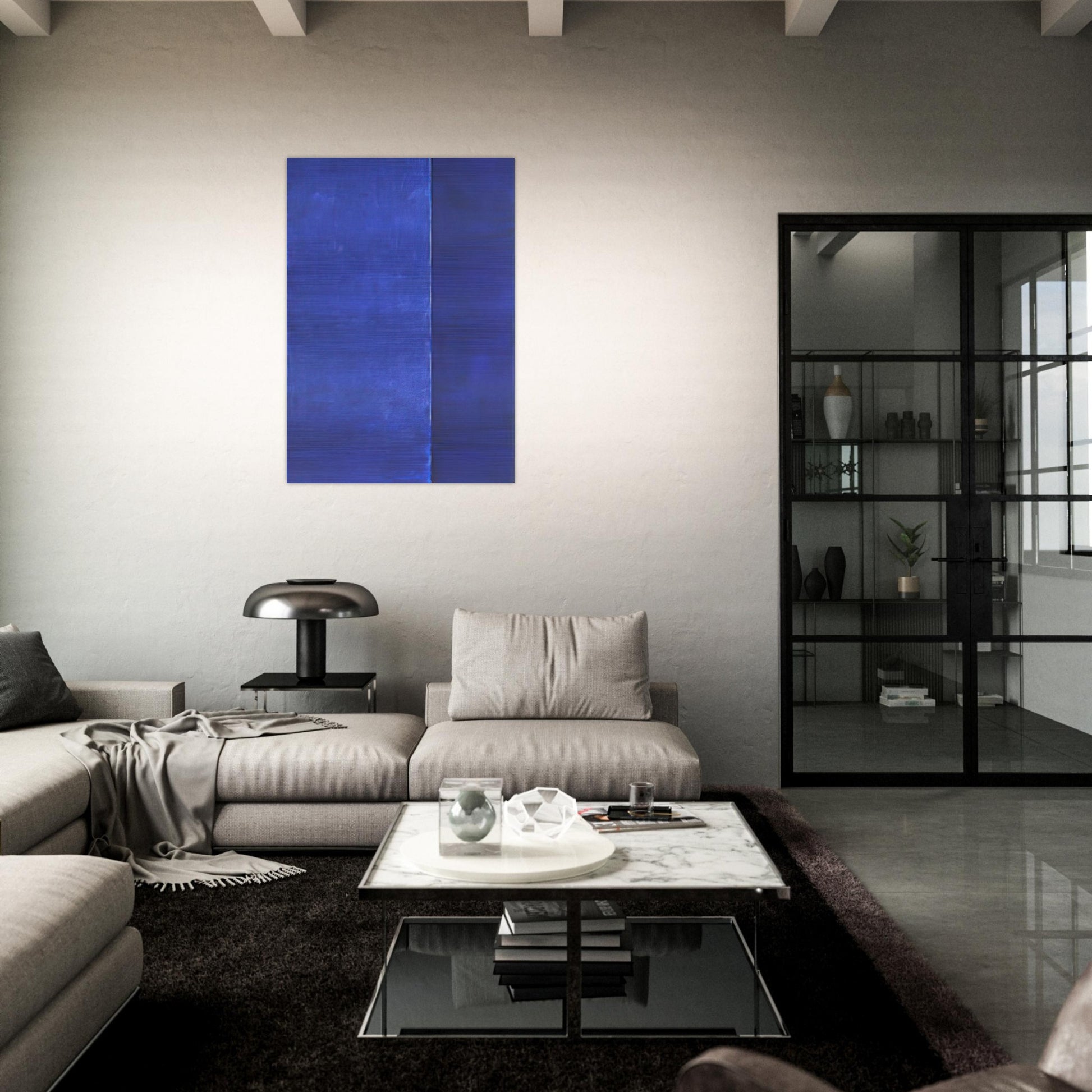 Ulysses - Barnett Newman Brushed Aluminum Print - 70x100 cm / 28x40 inches | Barnett Newman Aluminum Print | Barnett Newman Prints