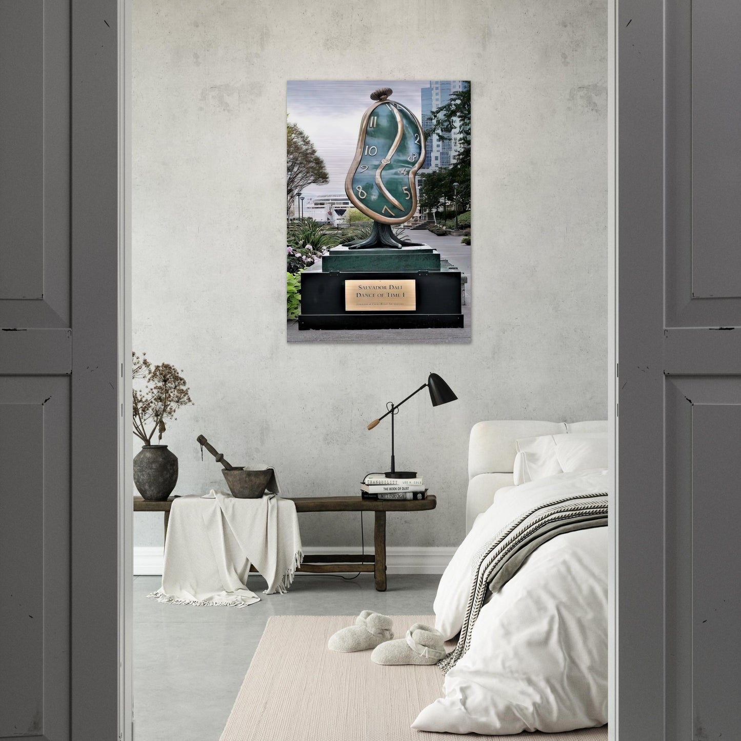 DANCE OF TIME I 1984 - Salvador Dali Brushed Aluminum Print - 70x100 cm / 28x40 inches | Salvador Dali Aluminum Print | Salvador Dali Prints