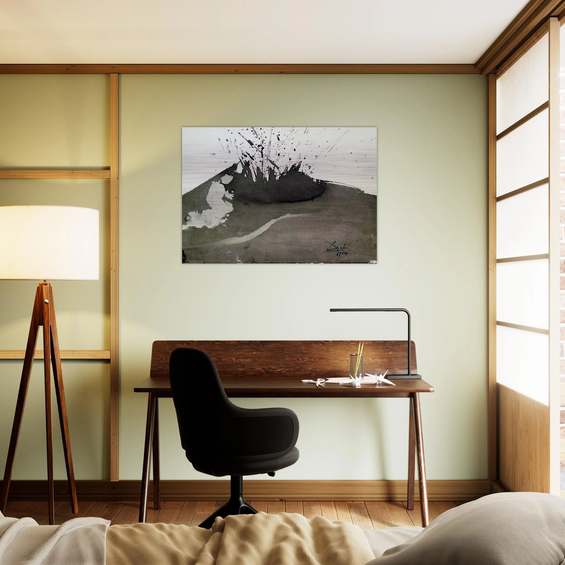 ANGELUS EXCUSSIT FLAMMAMIGNIS DANIEL 3 23 1967 - Salvador Dali Brushed Aluminum Print - 70x100 cm / 28x40 inches | Salvador Dali Aluminum Print | Salvador Dali Prints