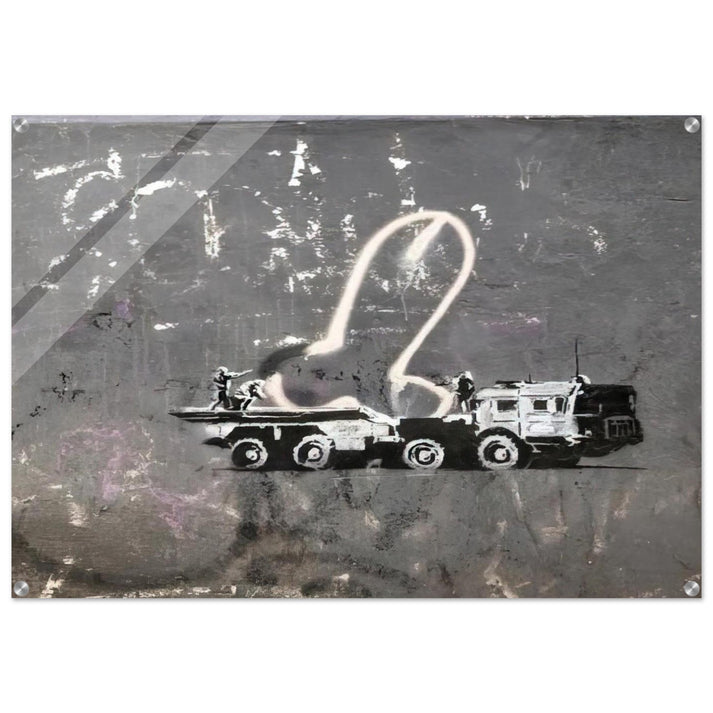 KYIV VELYKA ZHYTOMYRSKA 13 2022 - Banksy Acrylic Print - 70x100 cm / 28x40″ inches | Banksy Wall Art | Banksy Prints