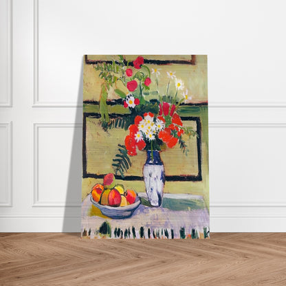 FLOWERS AND FRUIT 1909 - Henri Matisse Brushed Aluminum Print - 70x100 cm / 28x40 inches | Henri Matisse Aluminum Print | Henri Matisse Prints