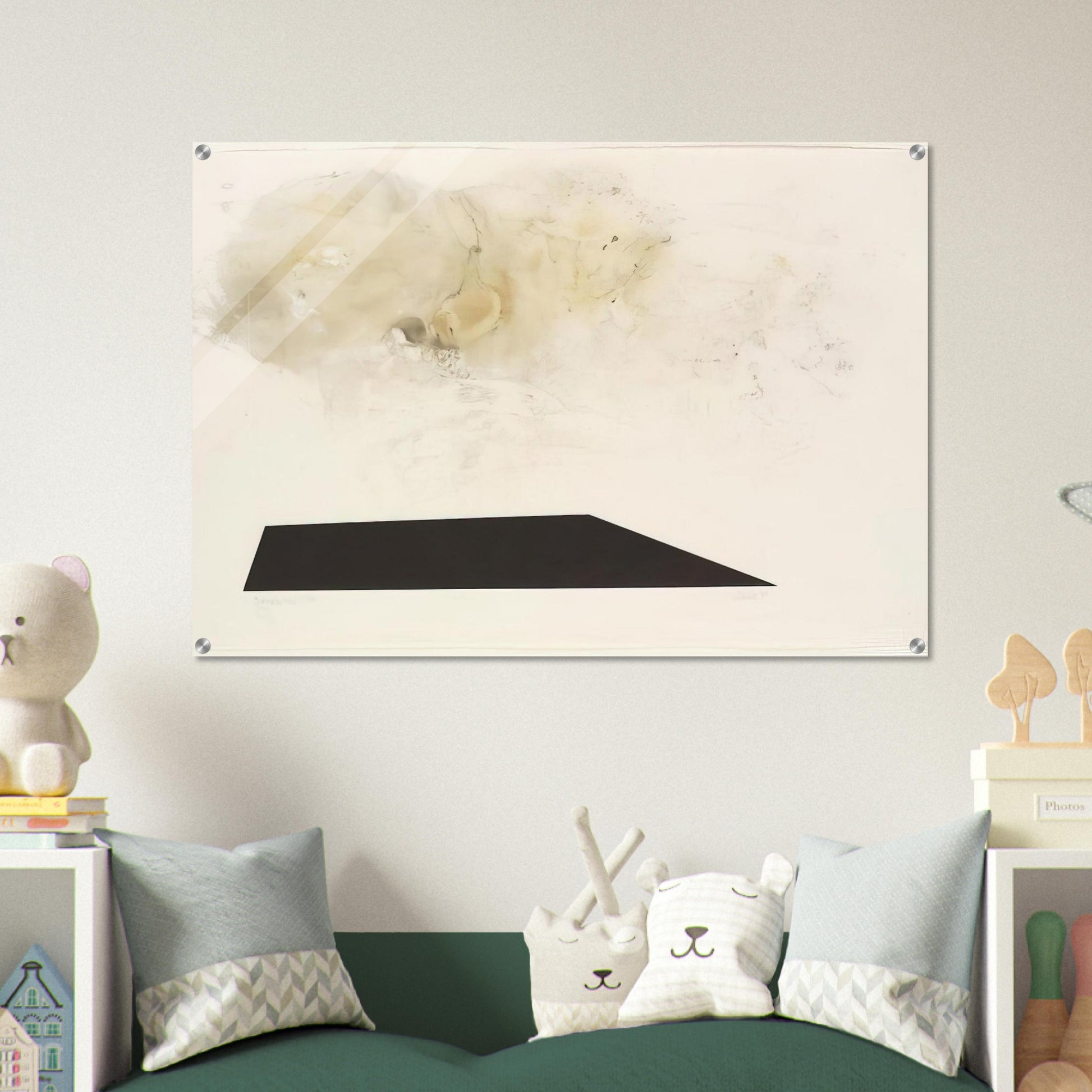 Dramatic Fire - 1989 - John Cage Acrylic Print - 70x100 cm / 28x40″ inches | John Cage Wall Art | John Cage Prints