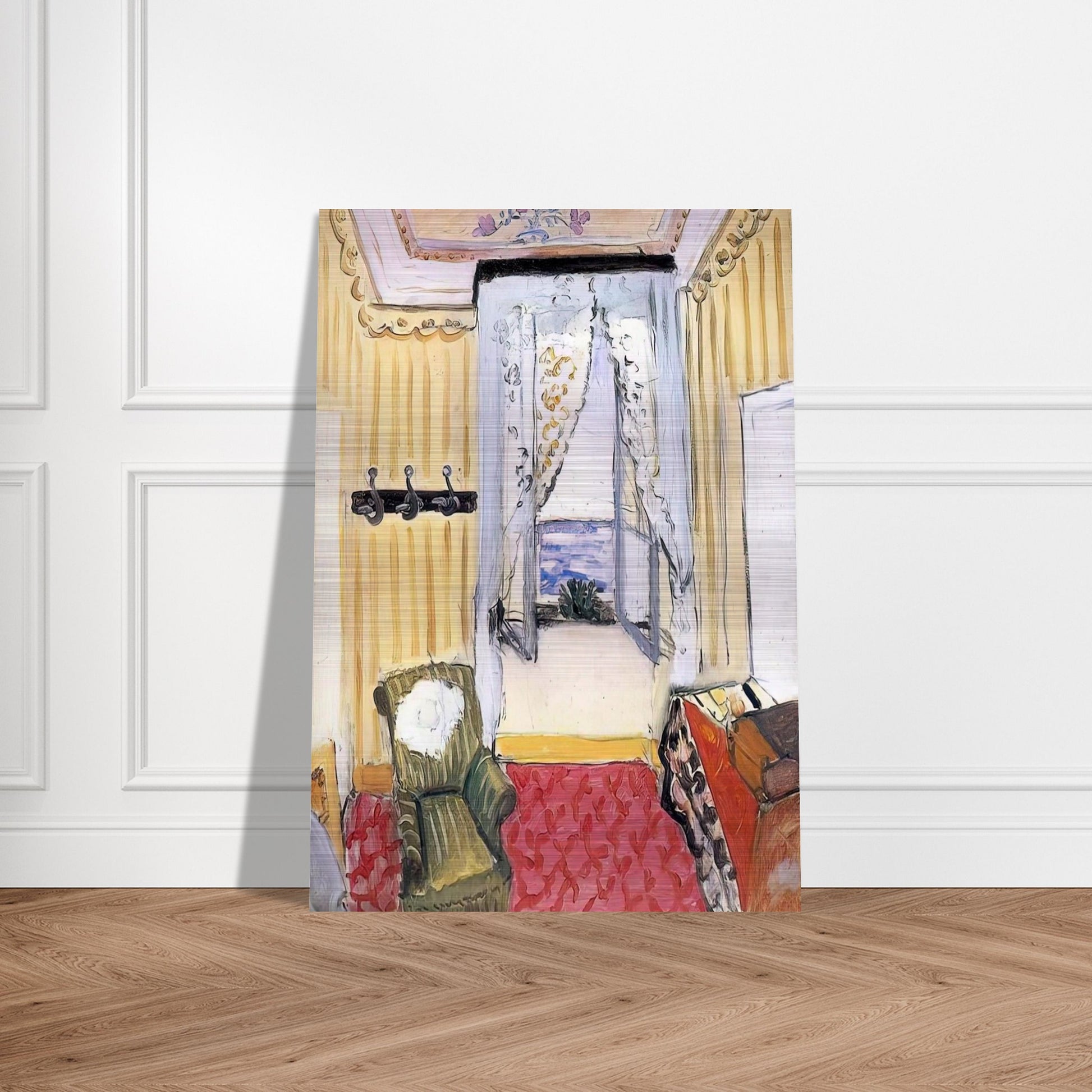 MY ROOM AT THE BEAU RIVAGE 1918 - Henri Matisse Brushed Aluminum Print - 70x100 cm / 28x40 inches | Henri Matisse Aluminum Print | Henri Matisse Prints