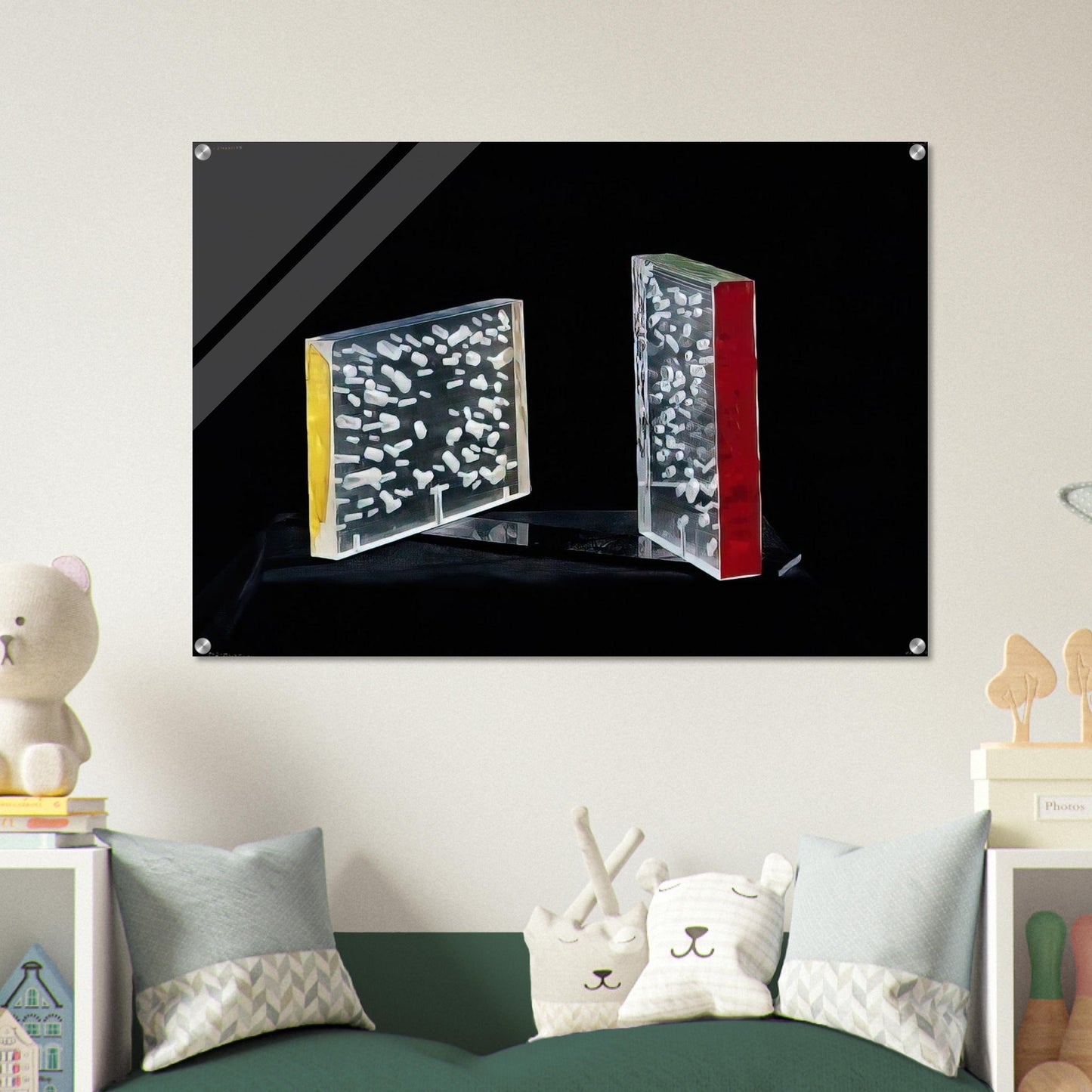 Sospensioni Colorate - 1955 - Piero Dorazio Acrylic Print - 70x100 cm / 28x40″ inches | Piero Dorazio Wall Art | Piero Dorazio Prints