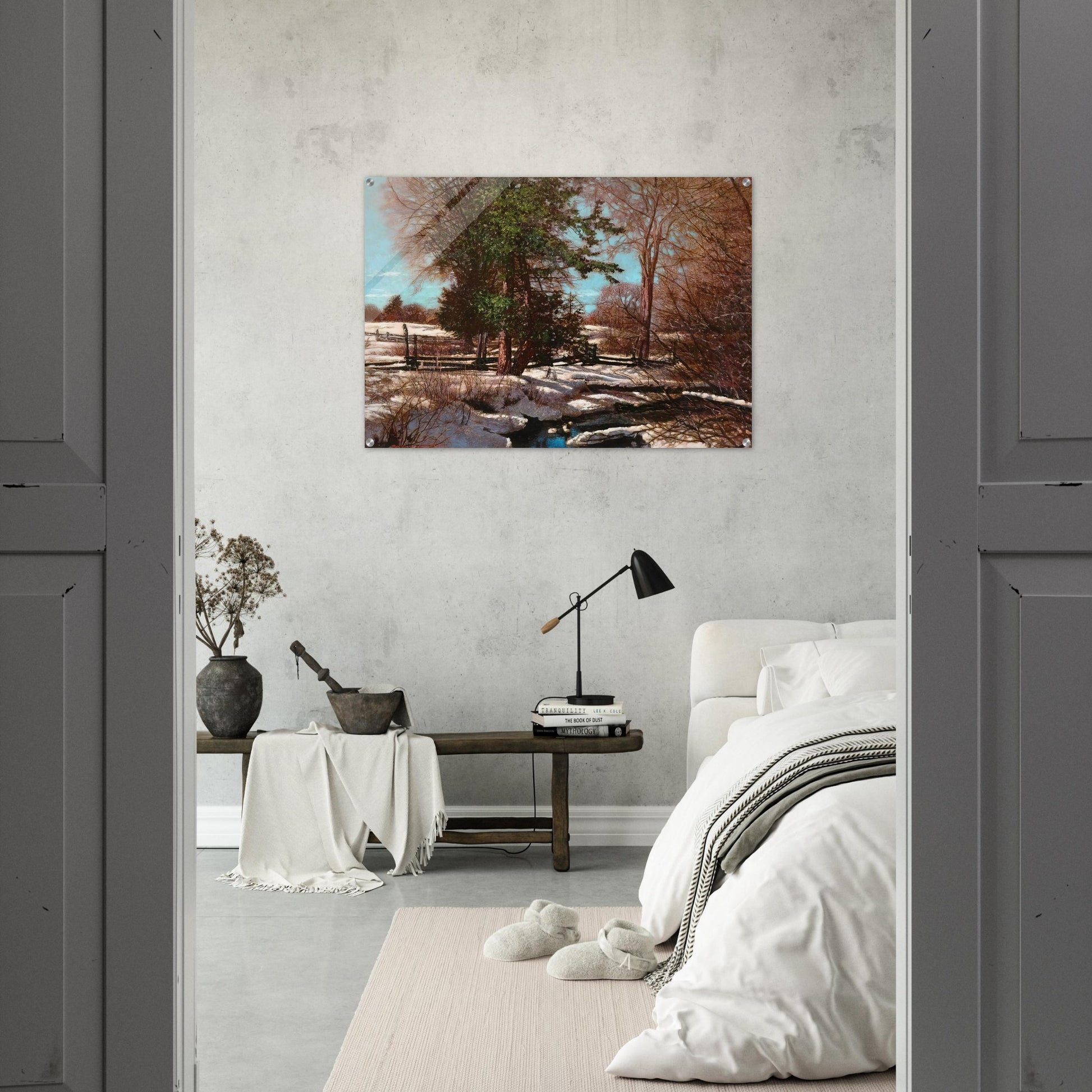 Promise of Spring - 1930 Canada - Frank Johnston Acrylic Print - 70x100 cm / 28x40″ inches | Frank Johnston Wall Art | Frank Johnston Prints