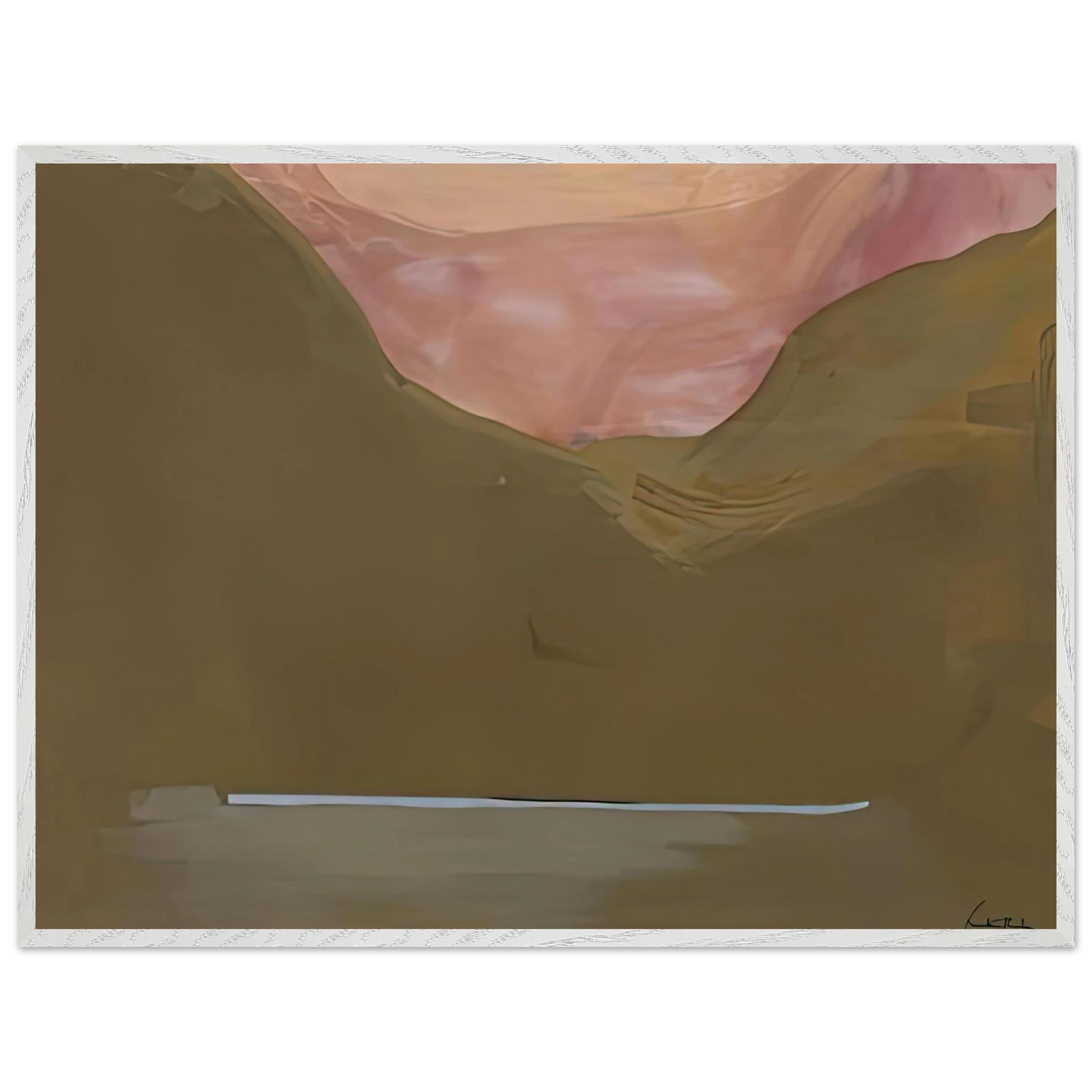 Helen Frankenthaler - Burnt Norton, 1972- Wall Art - 30x40 cm / 12x16 inches - Fine Art Poster-canvas - -