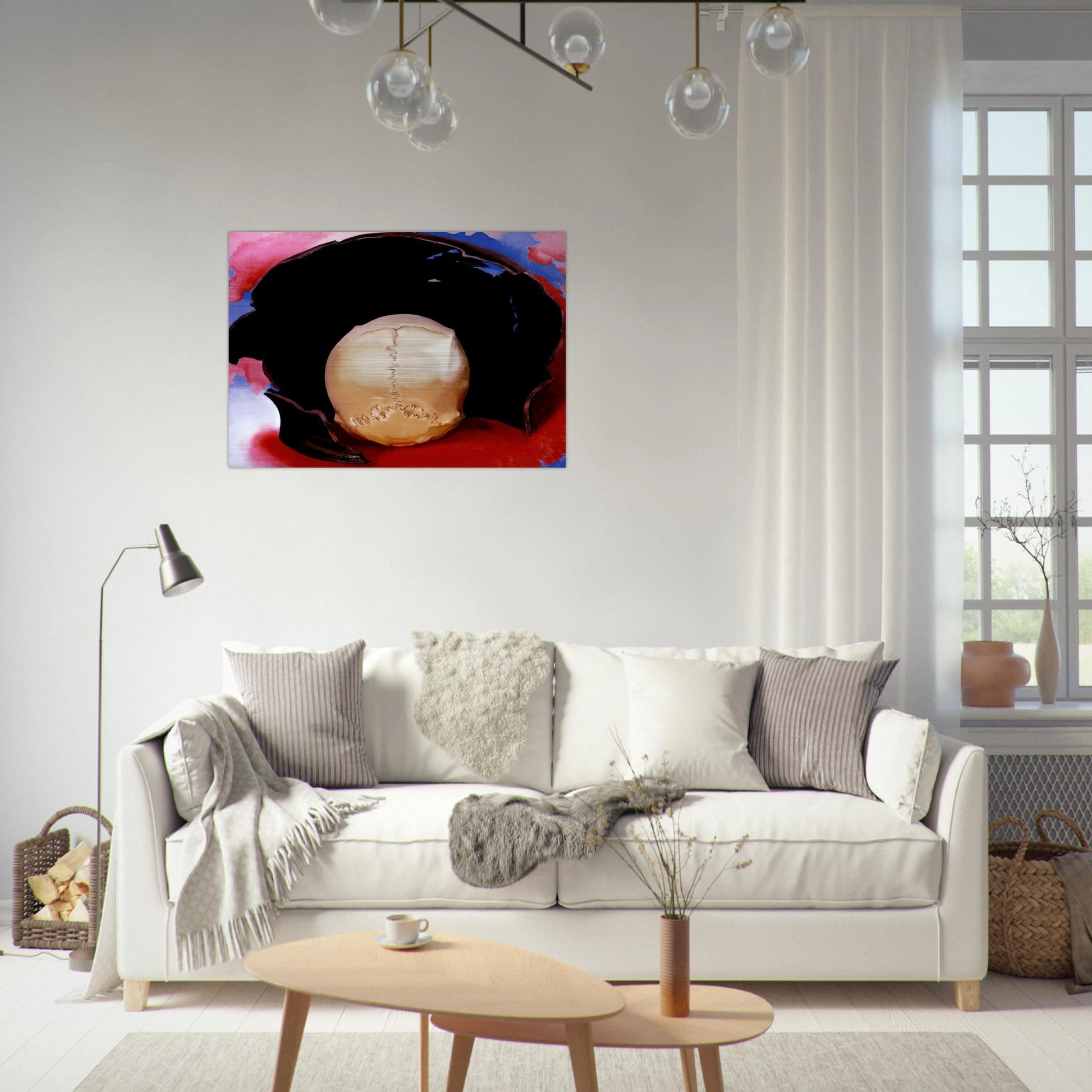 It was a Man and a Pot - Georgia O'Keeffe Brushed Aluminum Print - 70x100 cm / 28x40 inches | Georgia O'Keeffe Aluminum Print | Georgia O'Keeffe Prints