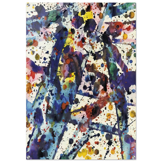 Taches  Untitled  - Sam Francis Acrylic Print - 70x100 cm / 28x40″ inches
