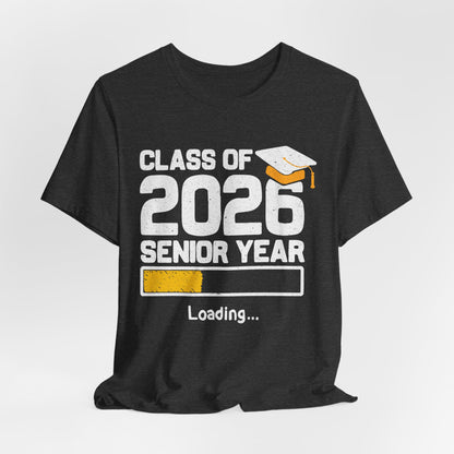 T-shirt de l'année de terminale 2026, T-shirt de graduation, Cadeau de graduation unisexe, Vêtements pour lycéens en terminale, T-shirt pour étudiants en route vers le collège