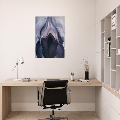 Black Iris III - Georgia O'Keeffe Brushed Aluminum Print - 70x100 cm / 28x40 inches | Georgia O'Keeffe Aluminum Print | Georgia O'Keeffe Prints