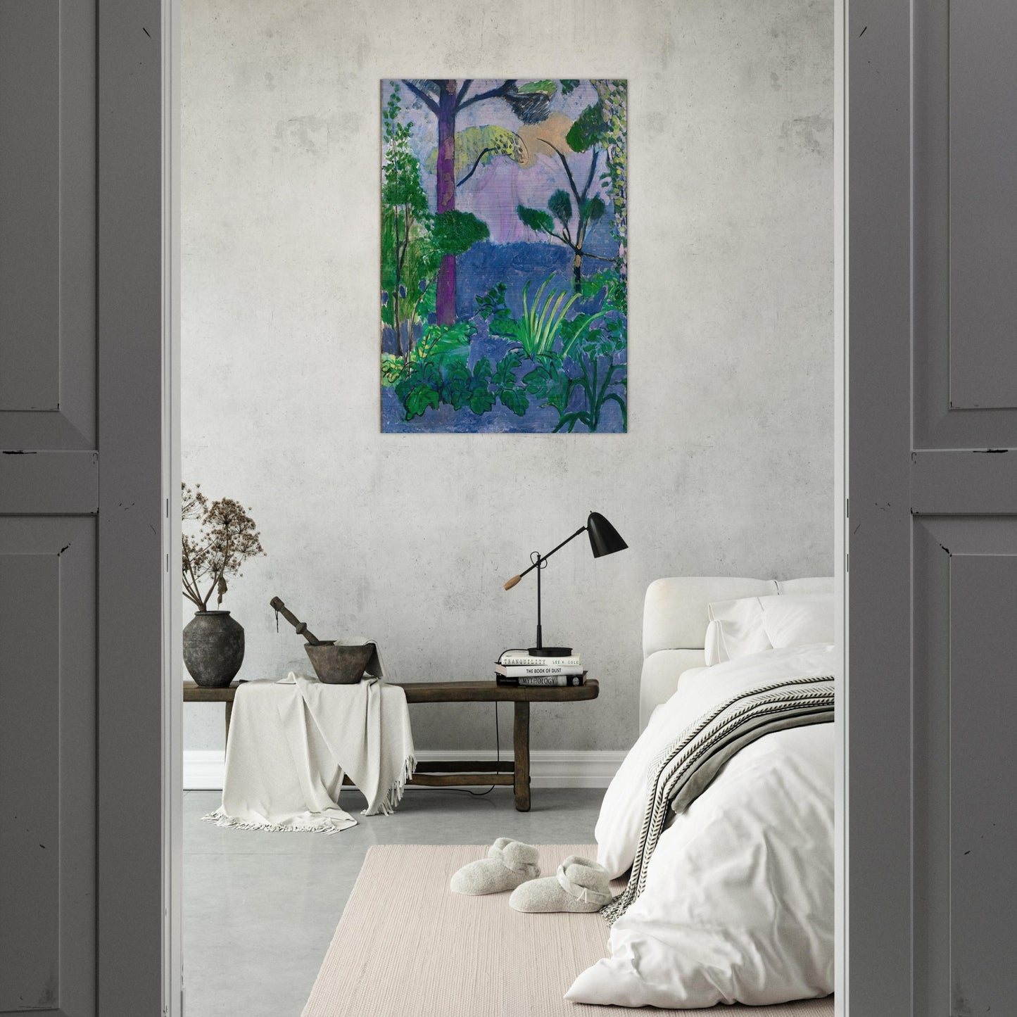 ACANTHUS MOROCCAN LANDSCAPE 1912 - Henri Matisse Brushed Aluminum Print - 70x100 cm / 28x40 inches | Henri Matisse Aluminum Print | Henri Matisse Prints