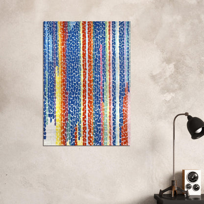 IRIS TULIPS JONQUILS AND CROCUSES 1969 - Alma Woodsey Thomas Brushed Aluminum Print - 70x100 cm / 28x40 inches | Alma Woodsey Thomas Aluminum Print | Alma Woodsey Thomas Prints