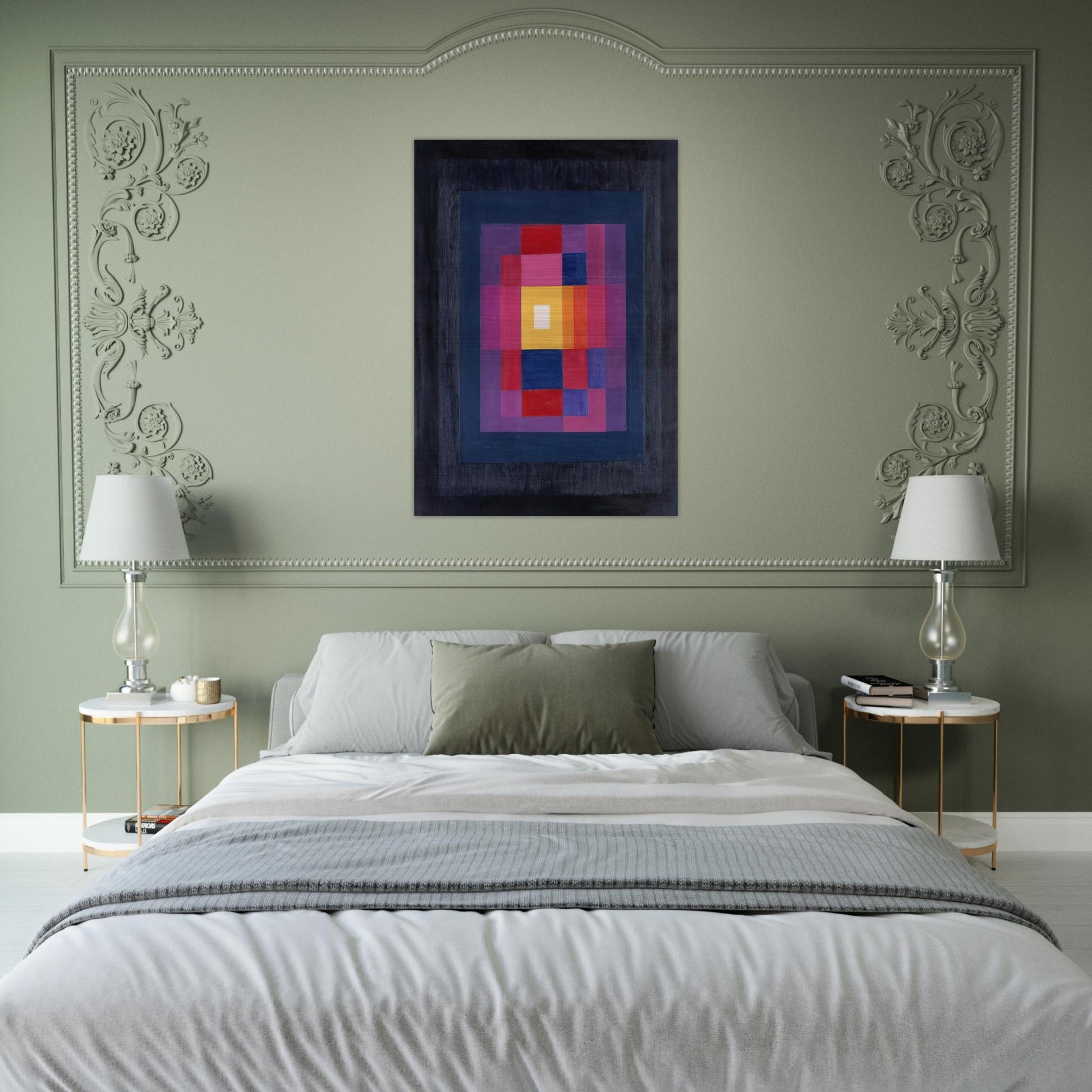 Education - 1966 - Johannes Itten Brushed Aluminum Print - 70x100 cm / 28x40 inches | Johannes Itten Aluminum Print | Johannes Itten Prints