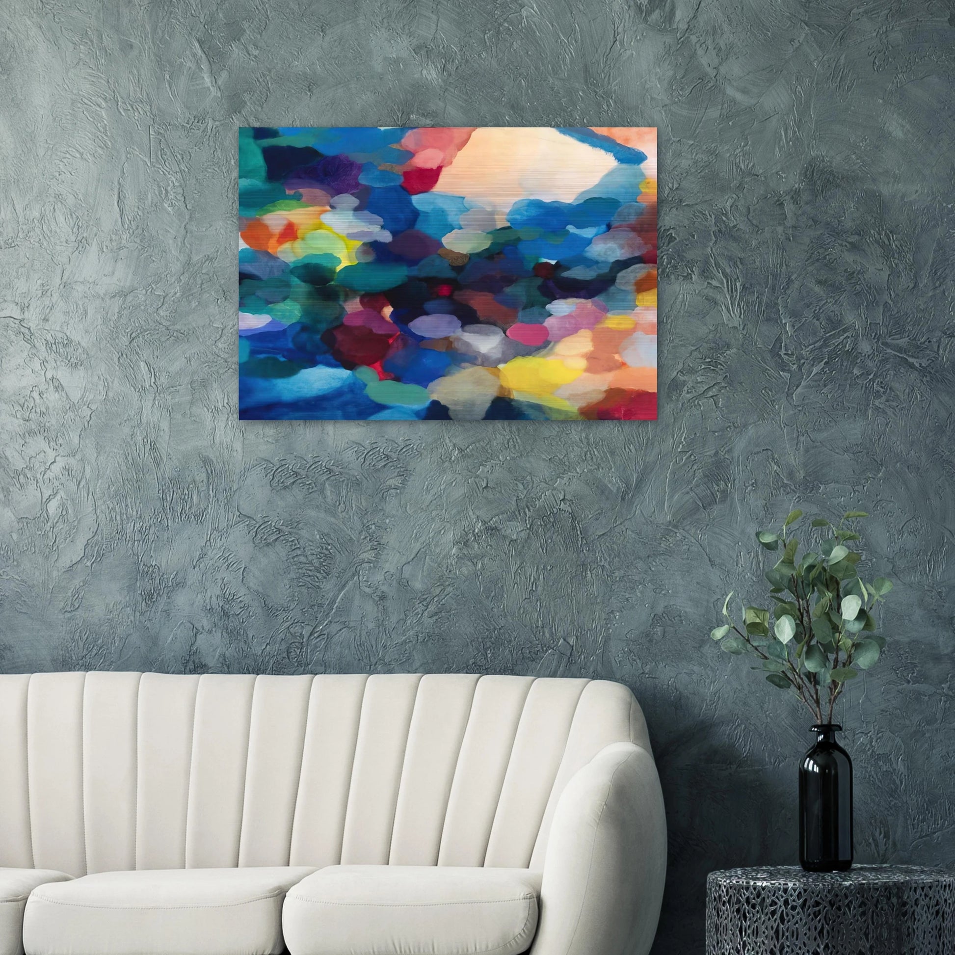 Noble Numbers - Alice Baber Brushed Aluminum Print - 70x100 cm / 28x40 inches | Alice Baber Aluminum Print | Alice Baber Prints