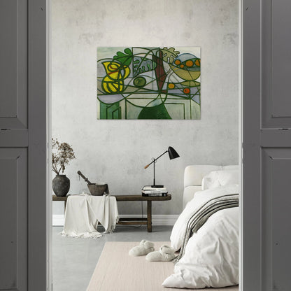 Still life - Pablo Picasso Brushed Aluminum Print - 70x100 cm / 28x40 inches | Pablo Picasso Aluminum Print | Pablo Picasso Prints