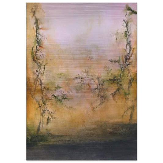 25 5 2001 2001 - Zao Wou-Ki Brushed Aluminum Print - 70x100 cm / 28x40 inches | Zao Wou-Ki Aluminum Print | Zao Wou-Ki Prints