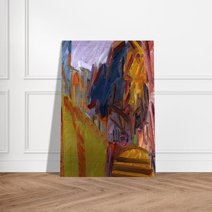 ALBERO DI FRONTE - Frank Auerbach Brushed Aluminum Print - 70x100 cm / 28x40 inches | Frank Auerbach Aluminum Print | Frank Auerbach Prints