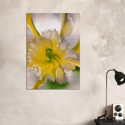 An Orchid - Georgia O'Keeffe Brushed Aluminum Print - 70x100 cm / 28x40 inches | Georgia O'Keeffe Aluminum Print | Georgia O'Keeffe Prints