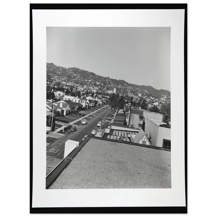 Edward Ruscha - RESIDENTIAL ROOFTOPS SERIES 1  75x100 cm / 30x40inches Fine Art Poster