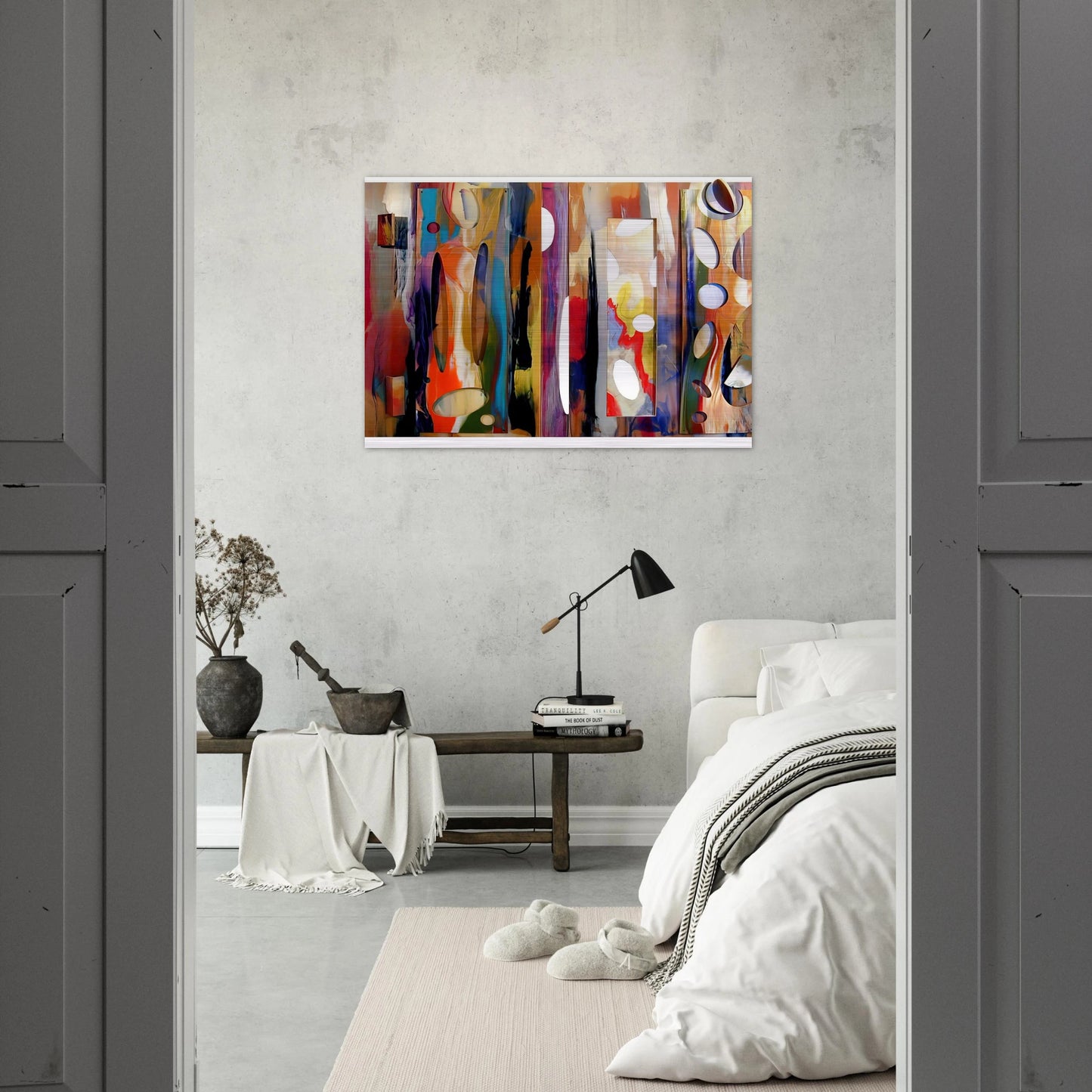 Tapestry - Sam Gilliam Brushed Aluminum Print - 70x100 cm / 28x40 inches | Sam Gilliam Aluminum Print | Sam Gilliam Prints
