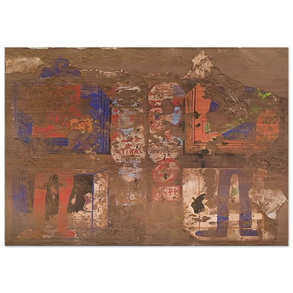 Graphic with Cocoa - 1968 - Dieter Roth Brushed Aluminum Print - 70x100 cm / 28x40 inches | Dieter Roth Aluminum Print | Dieter Roth Prints