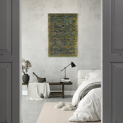 TIKAL 1958 - Anni Albers Brushed Aluminum Print - 70x100 cm / 28x40 inches | Anni Albers Aluminum Print | Anni Albers Prints