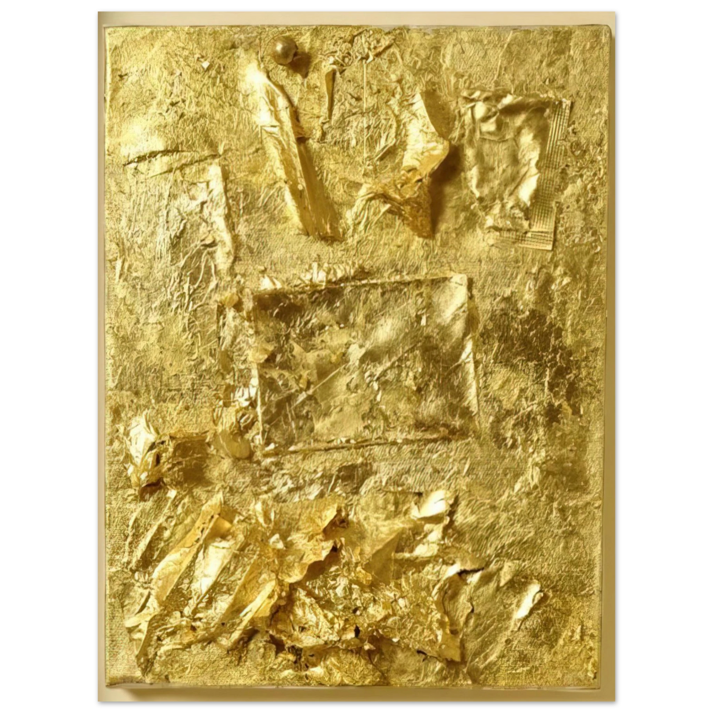 Robert Rauschenberg - UNTITLED GOLD PAINTING 1964  75x100 cm / 30x40inches Fine Art Poster