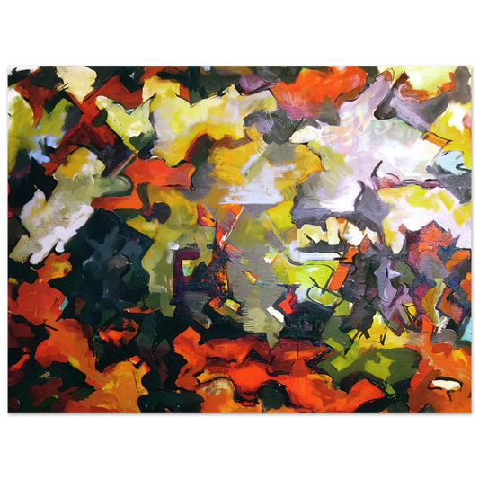 Audrey Flack - ABSTRACT LANDSCAPE 1950  75x100 cm / 30x40inches Fine Art Poster
