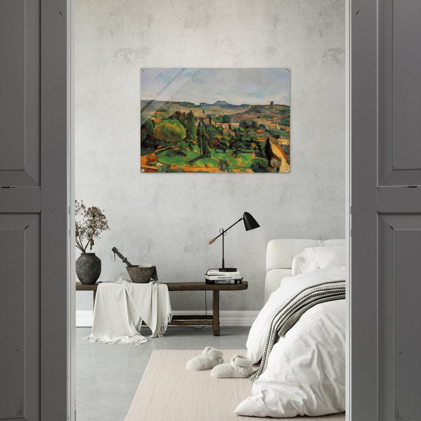 Ile de France Landscape - Paul Cézanne Acrylic Print - 70x100 cm / 28x40″ inches