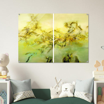 27 10 2002 2002 - Zao Wou-Ki Acrylic Print - 70x100 cm / 28x40″ inches | Zao Wou-Ki Wall Art | Zao Wou-Ki Prints