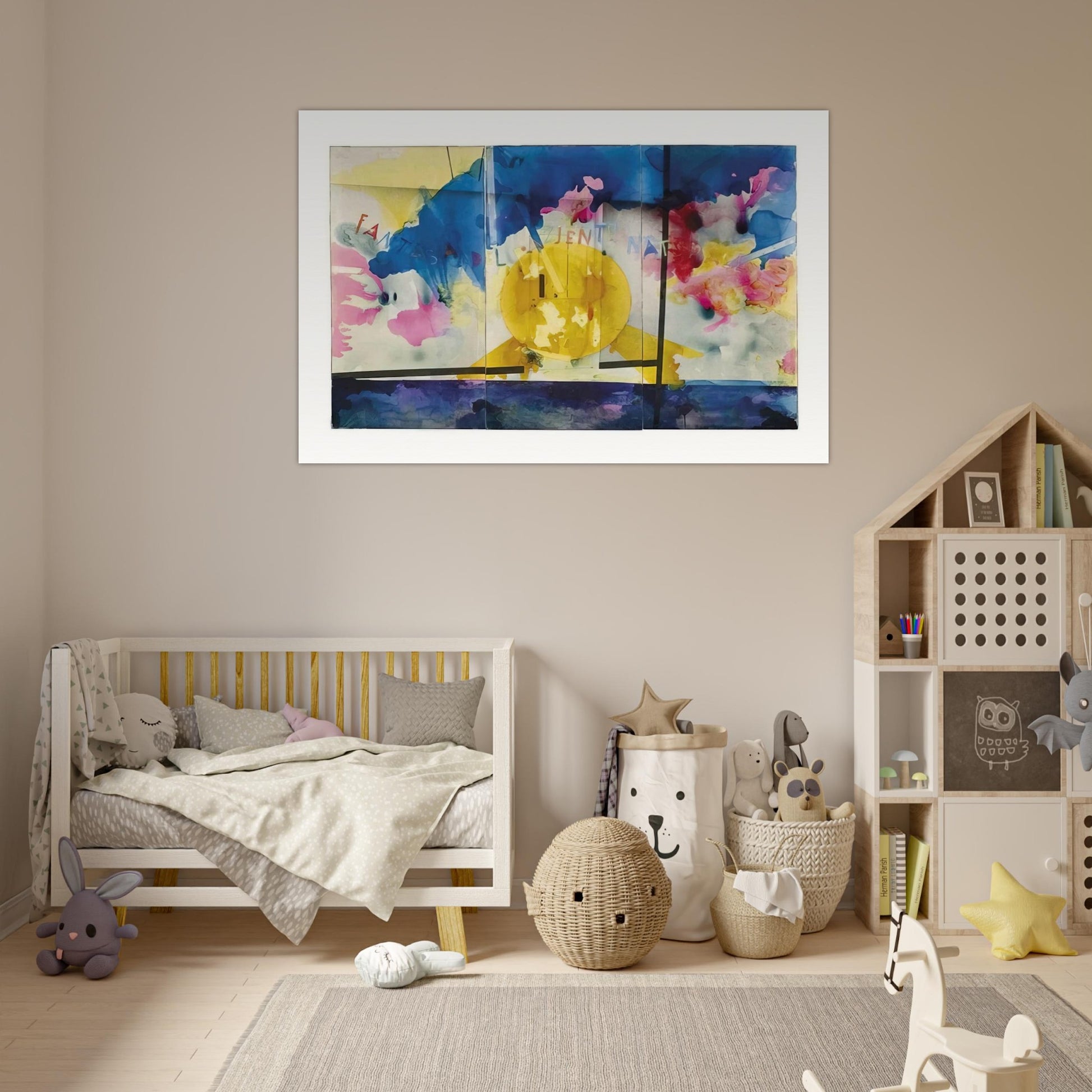 Fantasy of the Natural Patient - 1970 - Mario Schifano Art Prints - 100x150 cm / 40x60″ inches | Mario Schifano Poster | Mario Schifano Prints