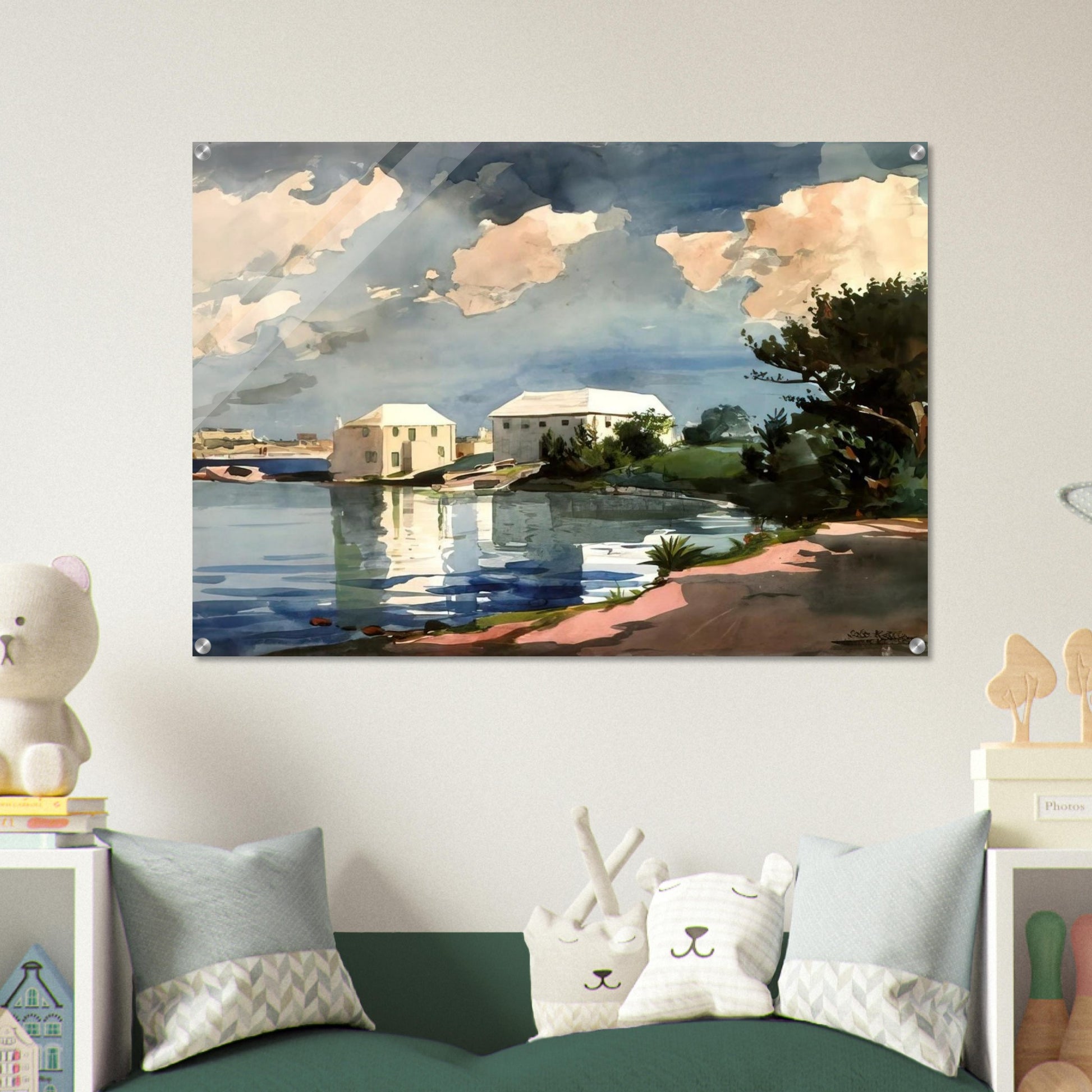SALT KETTLE BERMUDA - Winslow Homer Acrylic Print - 70x100 cm / 28x40″ inches