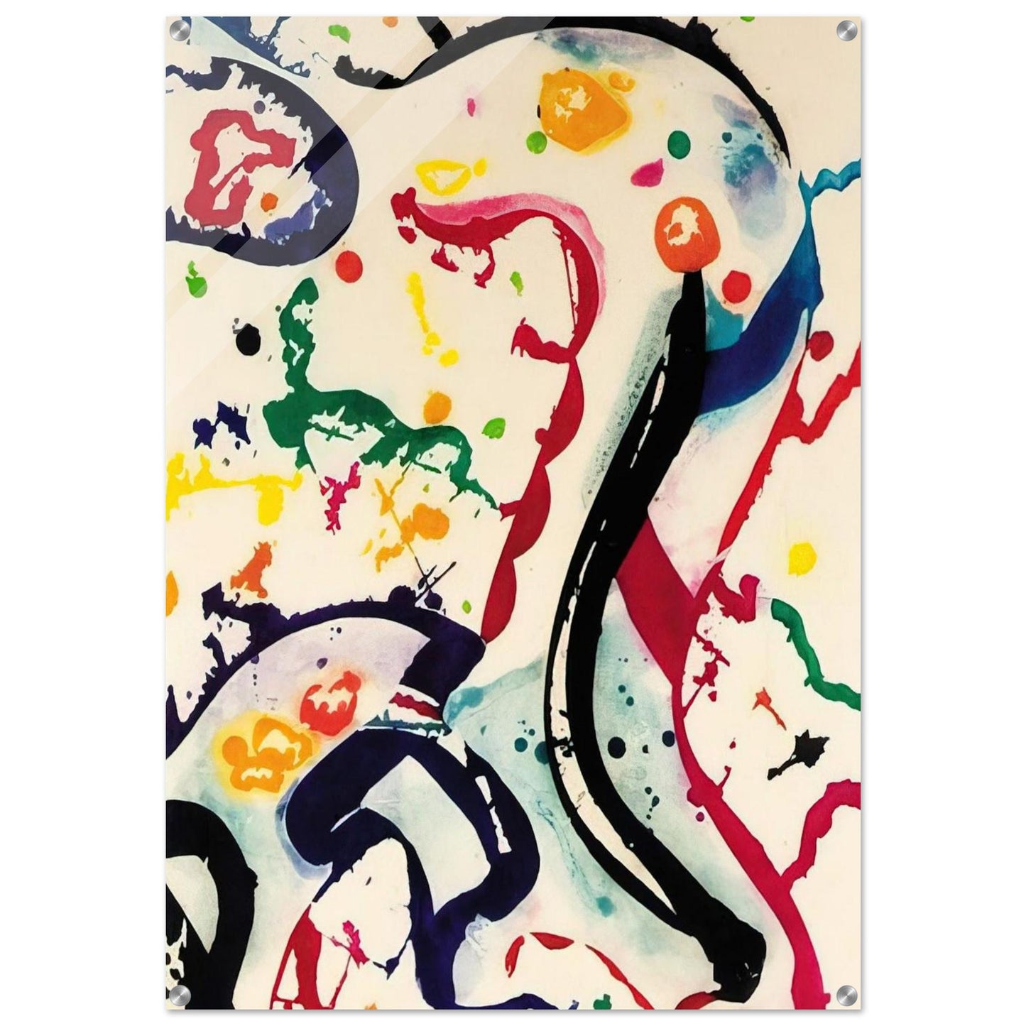 Untitled  L. I112  - Sam Francis Acrylic Print - 70x100 cm / 28x40″ inches