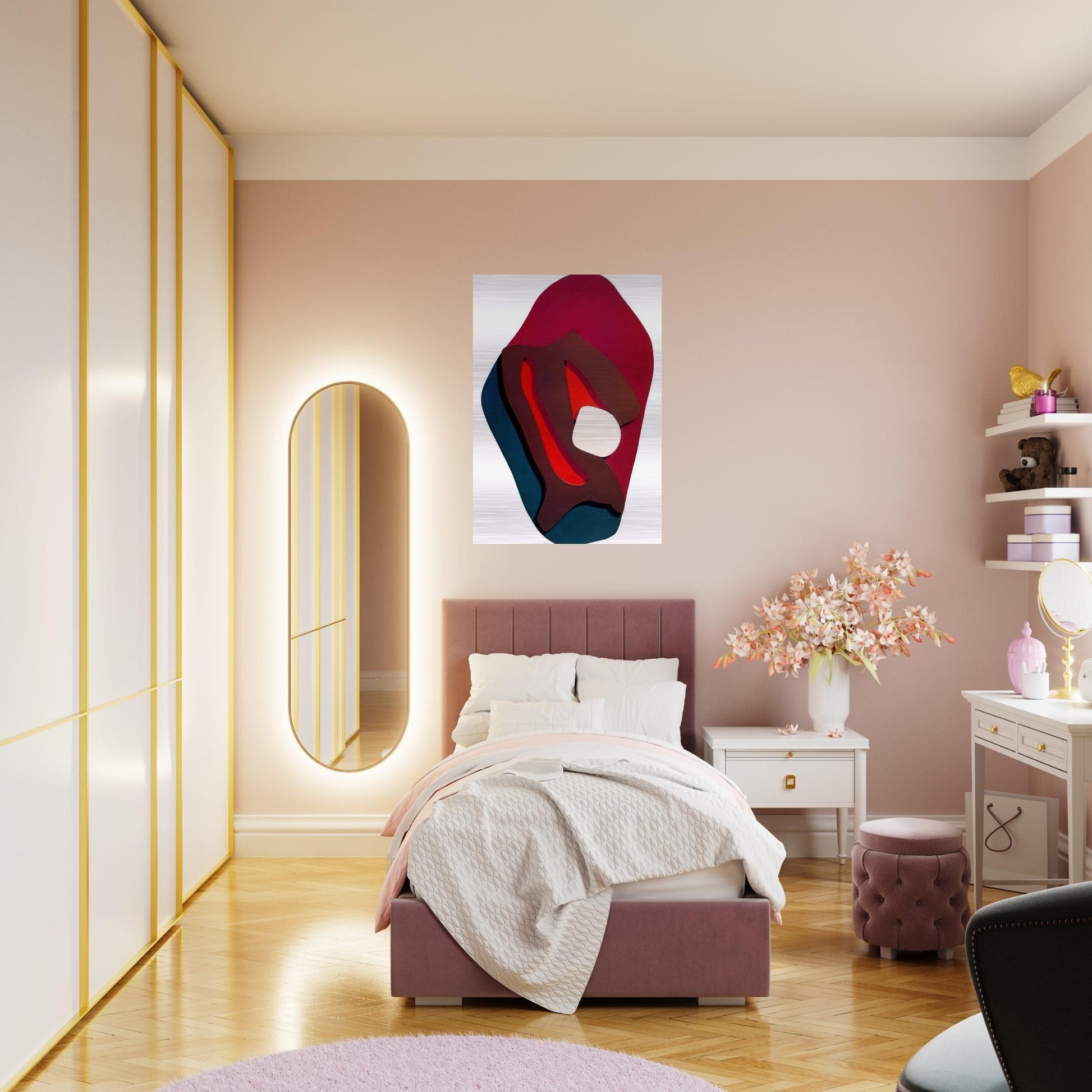 Enak s Tears. Terrestrial Forms - Jean Arp Brushed Aluminum Print - 70x100 cm / 28x40 inches | Jean Arp Aluminum Print | Jean Arp Prints