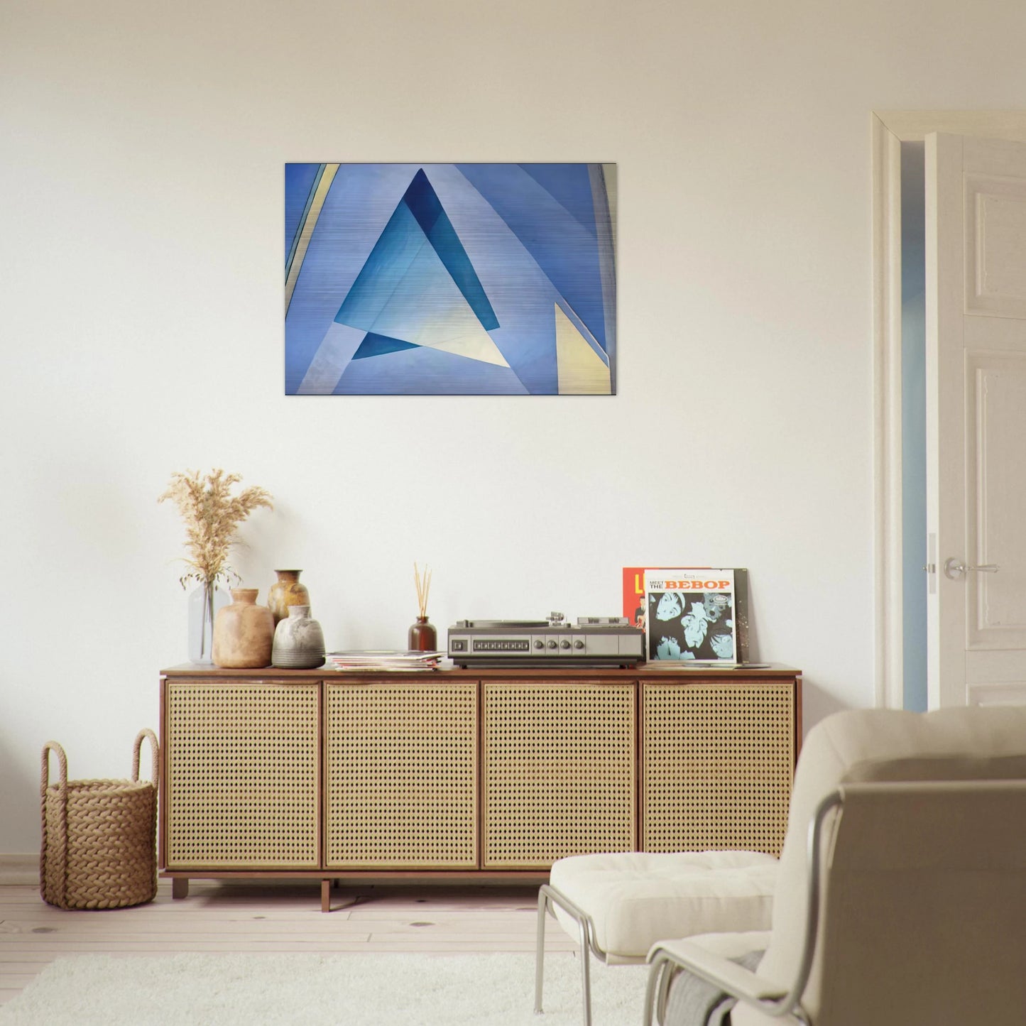 Hanover Abstract - 1938 - Lawren Harris Brushed Aluminum Print - 70x100 cm / 28x40 inches | Lawren Harris Aluminum Print | Lawren Harris Prints